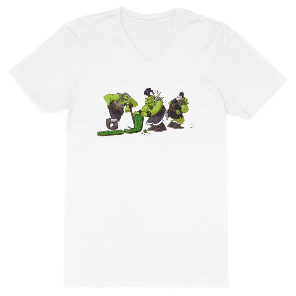 T-shirt Col V - Seigneur des anneaux