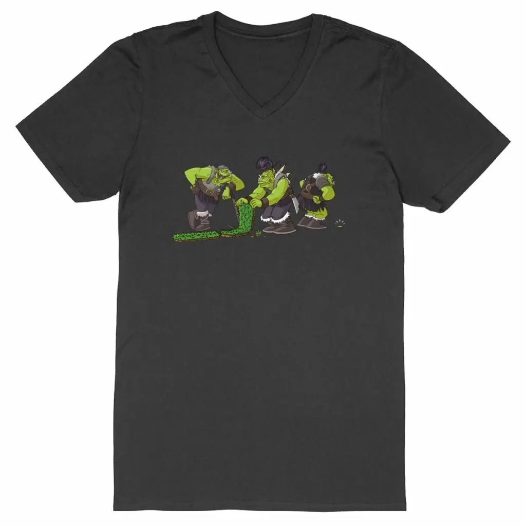 T-shirt Col V - Seigneur des anneaux